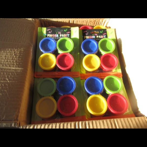 FINGER PAINT 4pcs (case of 24pcs:total of 96tubs) - Picture 2 of 2